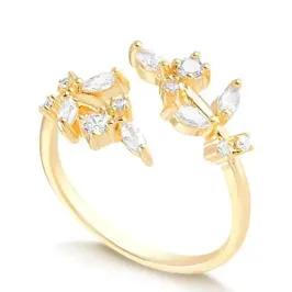 ANEL MIL FOLHAS ZIRCONIA