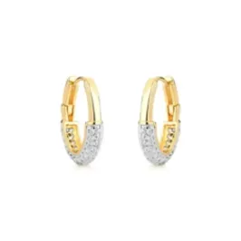 ARGOLA OVAL APLIQUE RODIO