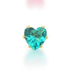 BRINCO ZIRCONIA CORACAO VERDE