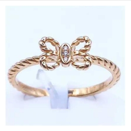 ANEL BORBOLETA ZIRCONIA