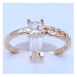 ANEL ZIRCONIA QUADRADO