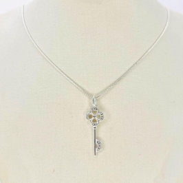 COLAR CHAVE ZIRCONIA