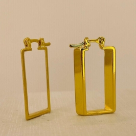 ARGOLA RETANGULAR LISA