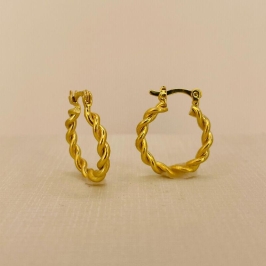 ARGOLA TORCIDA FECHO ITALIANO