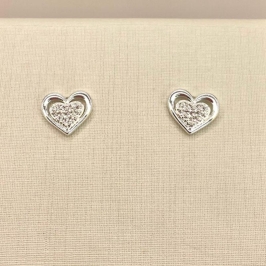 BRINCO CORAÇAO LISO E ZIRCONIA INTERNA