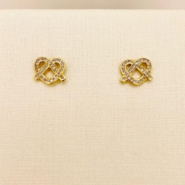 BRINCO CORACAO VAZADO ZIRCONIA