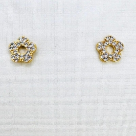 BRINCO FLOR ZIRCONIA P