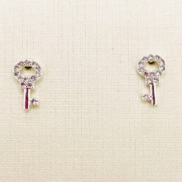 BRINCO MINI CHAVE ZIRCONIA