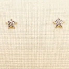 BRINCO MINI ESTRELA ZIRCONIA