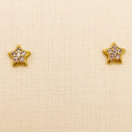 BRINCO MINI ESTRELA ZIRCONIA