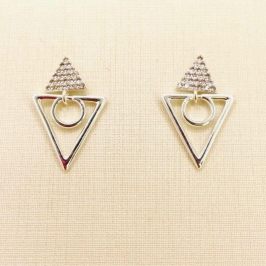 BRINCO TRIANGULO DUPLO PENDURADO
