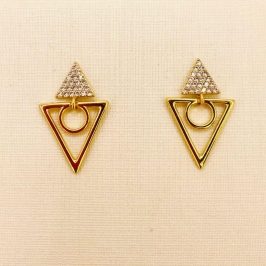 BRINCO TRIANGULO DUPLO PENDURADO