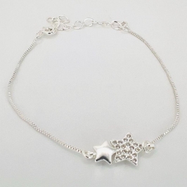 PULSEIRA DUAS ESRTRELAS ZIRCONIA