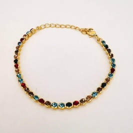 PULSEIRA ZIRCONIA COLORIDAS