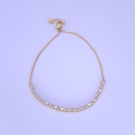 PULSEIRA ZIRCONIA MEIA CRAVEJADA