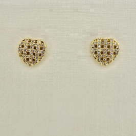 BRINCO CORACAO ZIRCONIA