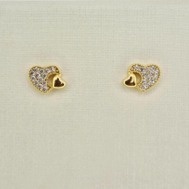 BRINCO CORACAO ZIRCONIA