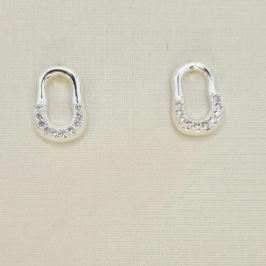 BRINCO OVAL CRAVEJADO