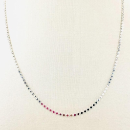 COLAR BOLINHAS CHAPADAS