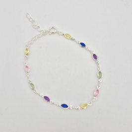 PULSEIRA PEDRINHAS COLORIDAS