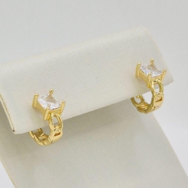 ARGOLA PONTO DE LUZ QUADRADO