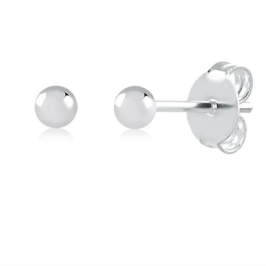 BRINCO BOLINHA PRATA