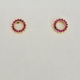 BRINCO CIRCULO PEDRAS ROSAS