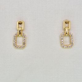 BRINCO ELO DE RETANGULOS