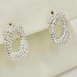 BRINCO RETANGULO CRAVEJADO