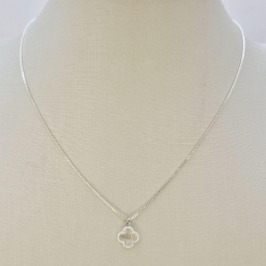 COLAR TREVO TRANSPARENTE