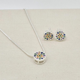 CONJUNTO PEDRAS COLORIDAS