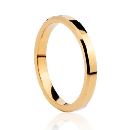 ALIANÇA 3MM CHANFRADA