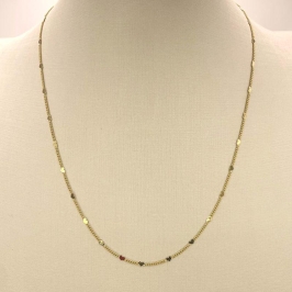 COLAR CORACOES CHAPADOS ESPAÇADOS