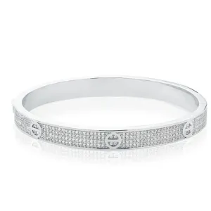 BRACELETE INSPIRAÇÃO C ZIRCONIA RODIO