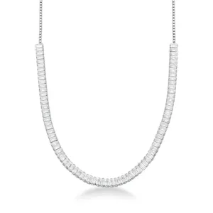 COLAR VIRIERA BAGUETE GRAVATA RODIO