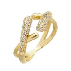 ANEL ZIRCONIA AJUSTAVEL PRATA