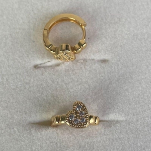 ARGOLA CORACAO ZIRCONIA