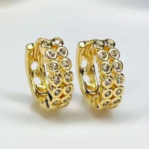 BRINCO 2 FILEIRA ZIRCONIA BOLINHA