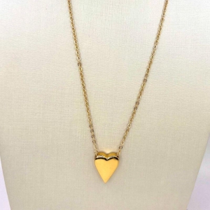 COLAR CORACAO LISO LONGO