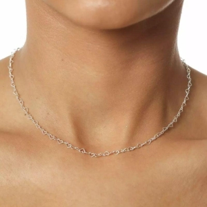 COLAR MICRO CORACOES PRATA