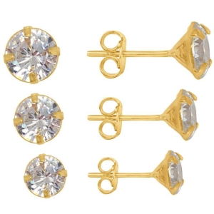 TRIO BRINCO ZIRCONIA SEM CAIXA