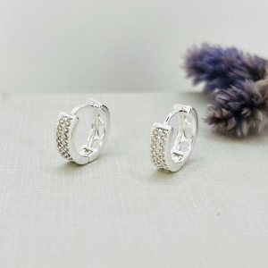 ARGOLA 2 FILEIRAS ZIRCONIA