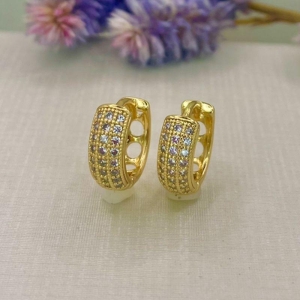 ARGOLA 3 FILEIRAS ZIRCONIA