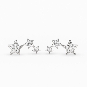 BRINCO 3 ESTRELAS ZIRCONIA