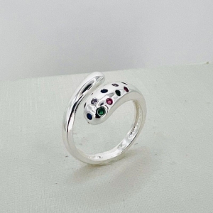 ANEL GOTA ZIRCONIA COLORIDA