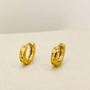 ARGOLA PONTOS DE LUZ ZIRCONIA