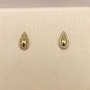 BRINCO GOTA LONGA ZIRCONIA