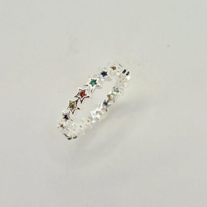 ANEL ESTRELAS COLORIDAS