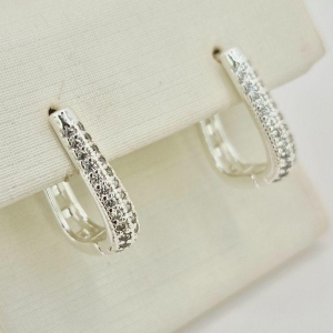 BRINCO 2 FILEIRA ZIRCONIA OVAL PRATA