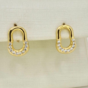 BRINCO OVAL CRAVEJADO